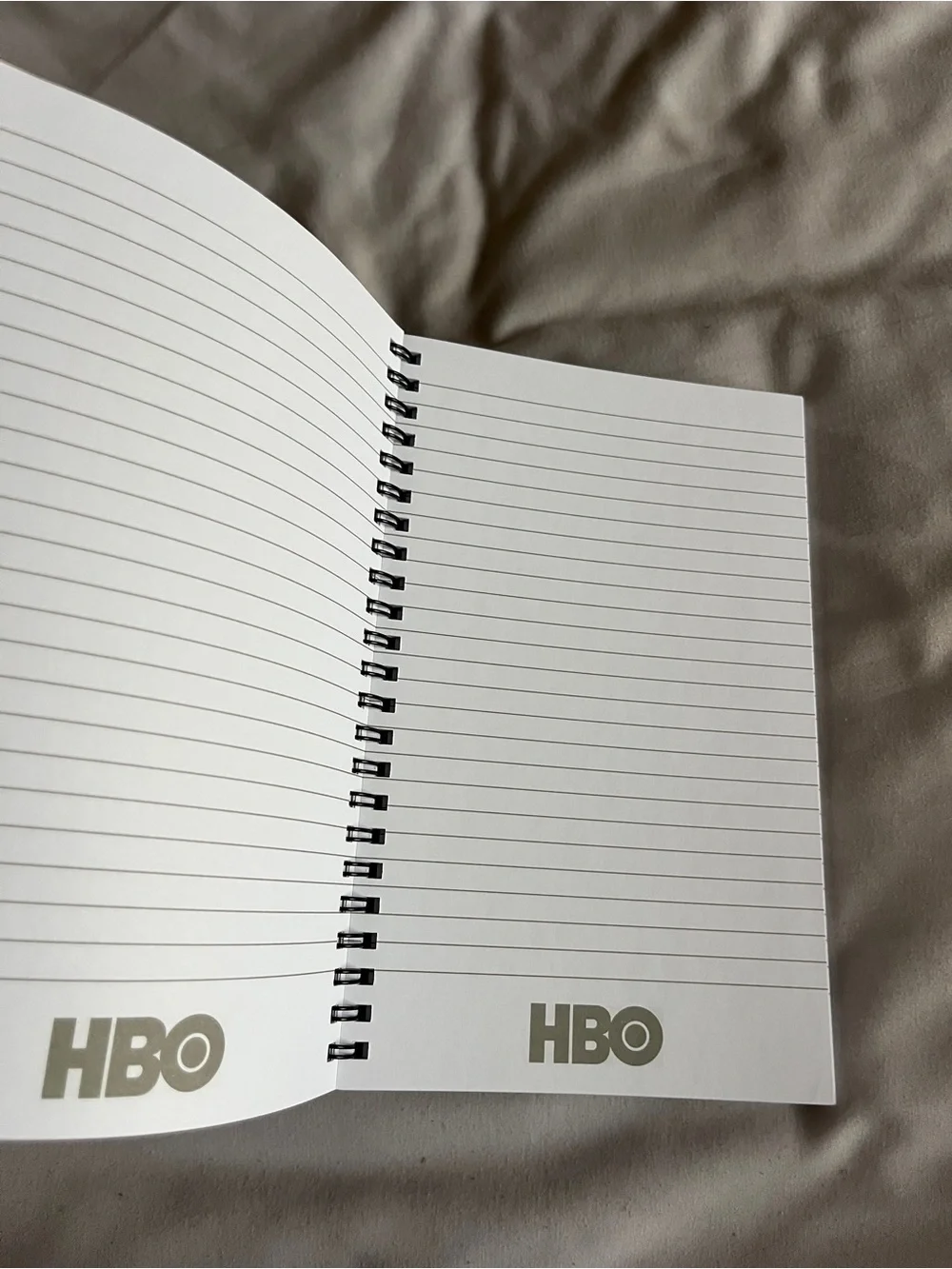 Cinemax Black Spiral Lined Notebook HBO Promo 8.5x5